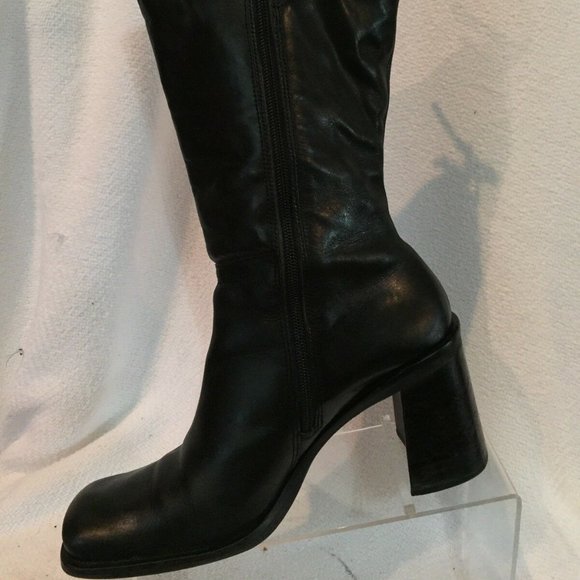 Diba USA Lake Block Heel Mid Calf Boots 10 Casual - Picture 2 of 8